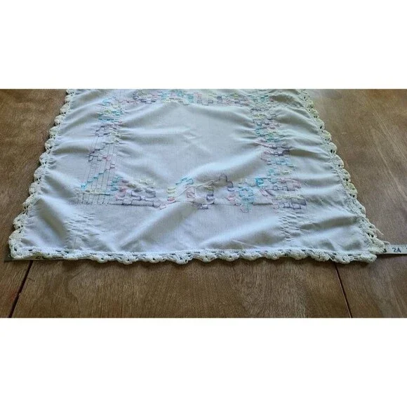 Embroidered Table Topper - Picture 2 of 10